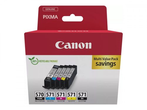 Canon PGI-570 + CLI-571 Tintapatron Multipack 1x15 ml + 4x7 ml