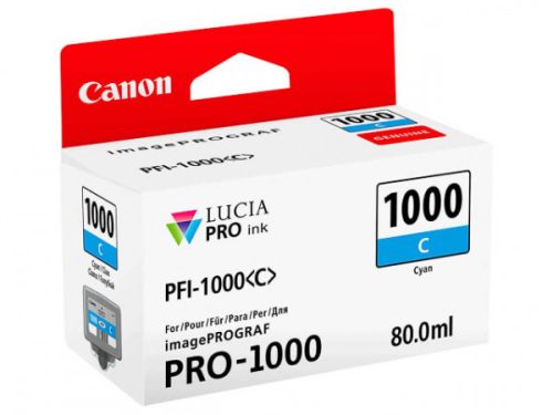 Canon PFI1000 Cyan Cartridge (Eredeti)