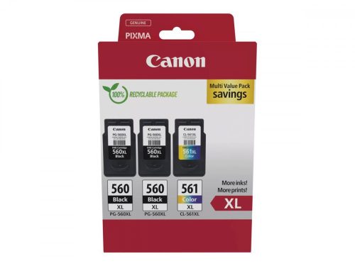 Canon PG-560XLx2 + CL-561XL Multipack 2x14,3 ml +1x12,2 ml