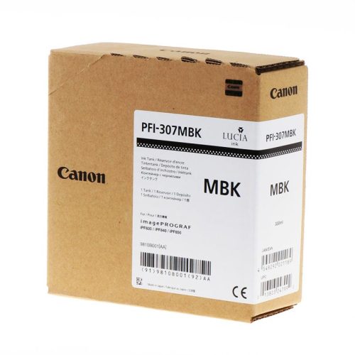 Canon PFI307 Matt Black Cartridge (Eredeti)