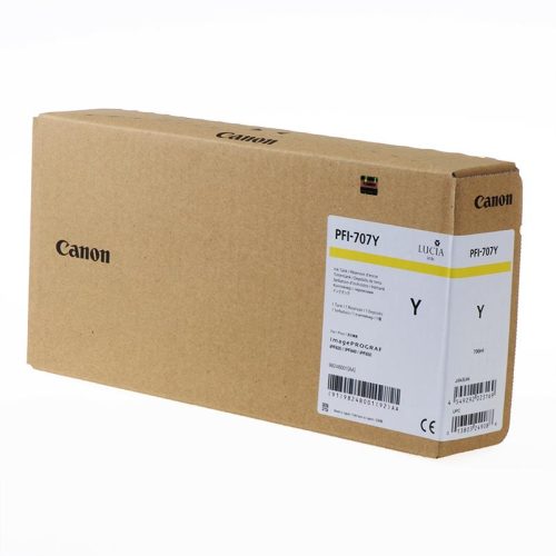 Canon PFI707 Yellow Cartridge (Eredeti)