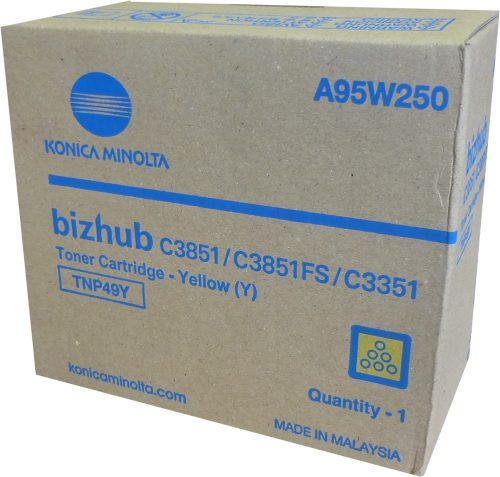 Minolta C3351 Toner Yellow (Eredeti) TN49Y