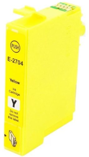 Epson T2704 Yellow utángyártott tintapatron