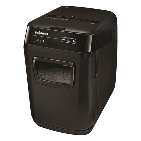 Iratmegsemmisítő, konfetti, 150 lap, FELLOWES "AutoMax™ 150C"