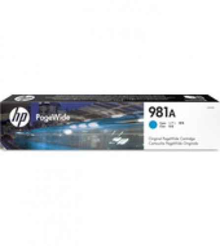 HP 981A ciánkék eredeti PageWide patron J3M68A (Eredeti)