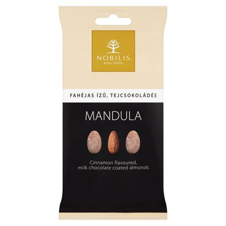 Mandula, 100 g, NOBILIS, fahéjas-tejcsokoládés