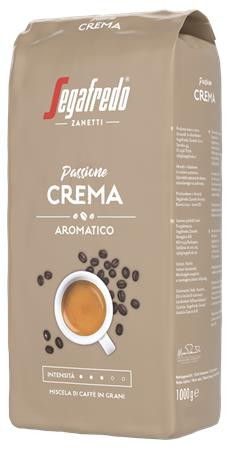 Kávé, pörkölt, szemes, 1000 g,  SEGAFREDO "Passione Crema"