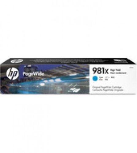 HP 981X nagy kapacitású ciánkék eredeti PageWide patron L0R09A (Eredeti)