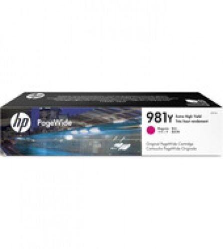 HP 981Y extranagy kapacitású bíbor eredeti PageWide patron L0R14A (Eredeti)