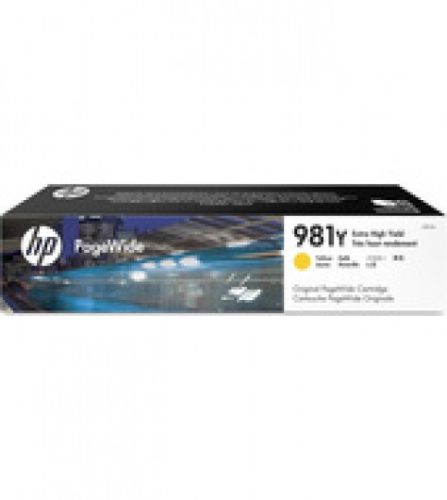 HP 981Y extranagy kapacitású sárga eredeti PageWide patron L0R15A (Eredeti)