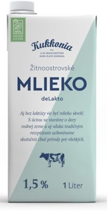 Kukkonia Delakto laktózmentes UHT tej, 1.5, 1 l