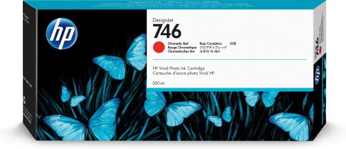 HP P2V81A Chromatic Red 300ml No.746 (Eredeti)