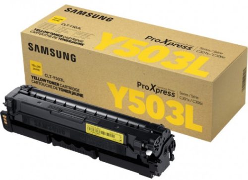 Samsung SLC3010/3060 Yellow Toner (Eredeti) CLT-Y503L/ELS (SU491A)