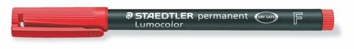 Alkoholos marker, OHP, 0,6 mm, STAEDTLER "Lumocolor 318", piros