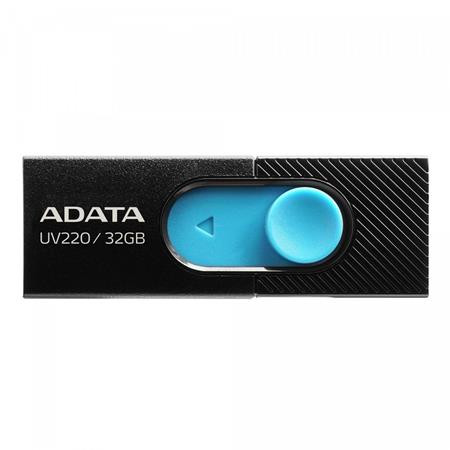 Pendrive, 32GB, USB 3.2 Gen1, ADATA "UV220", fekete