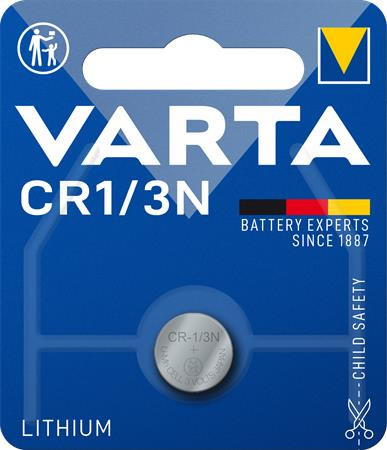 Gombelem, 3V, CR1/3N BL1, 1 db, lítium, VARTA "Professional"