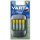 Elemtöltő, AA ceruza/AAA mikro, 4x2100 mAh, VARTA"ECO"