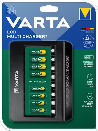 Elemtöltő, AA/AAA, 8 férőhelyes, VARTA "Multi"